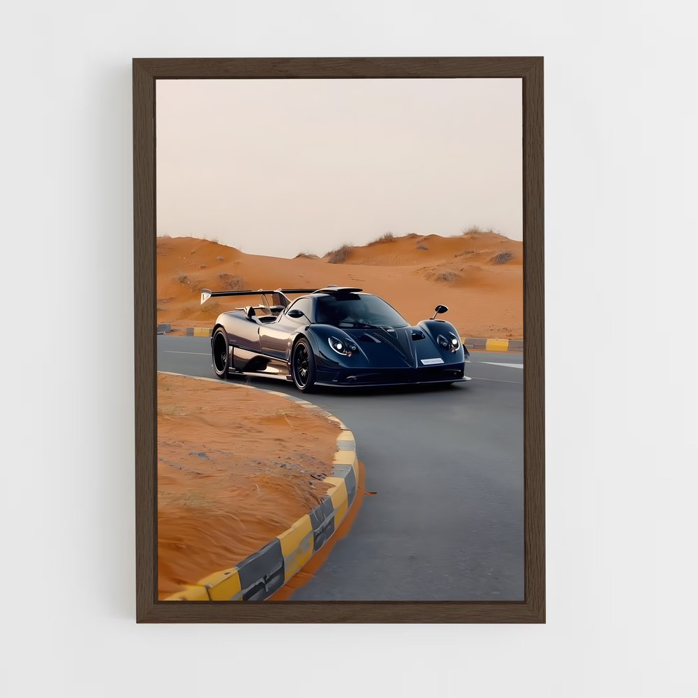 Poster Route du Vent Noir – affiche Pagani (vue 5)